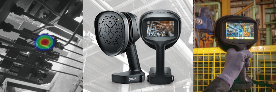 産業用音響カメラ FLIR Si2 エアリーク・部分放電検出イメージ