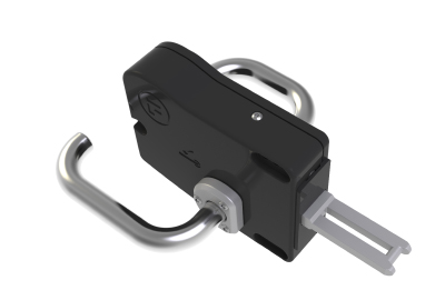 安全扉側に取り付けるamGard proアクチュエータ